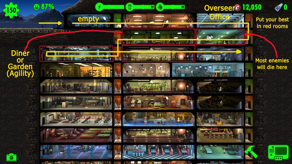 fallout shelter layout guide reddit