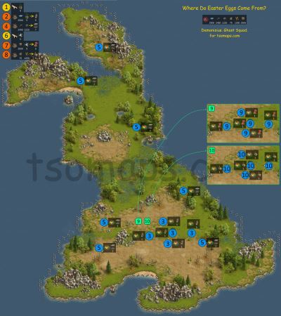 where do easter eggs come from guide settlers online