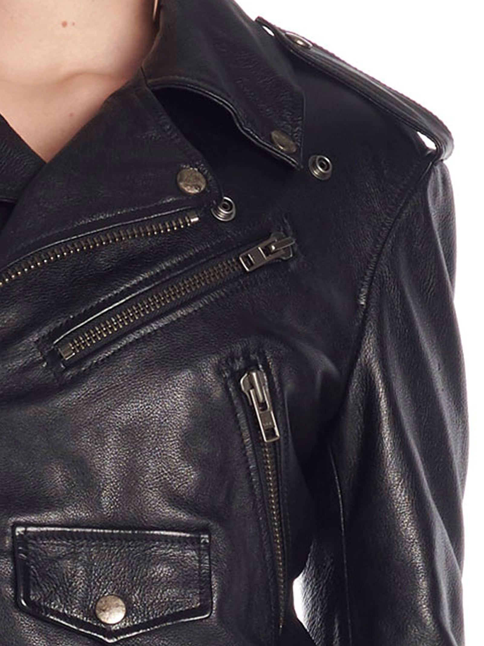 balenciaga leather jacket size guide