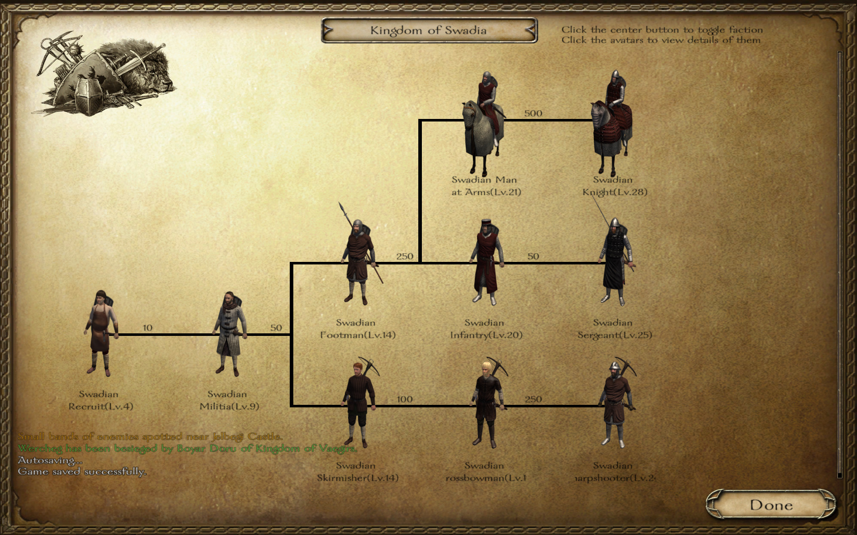 mount and blade fire and sword faction guide